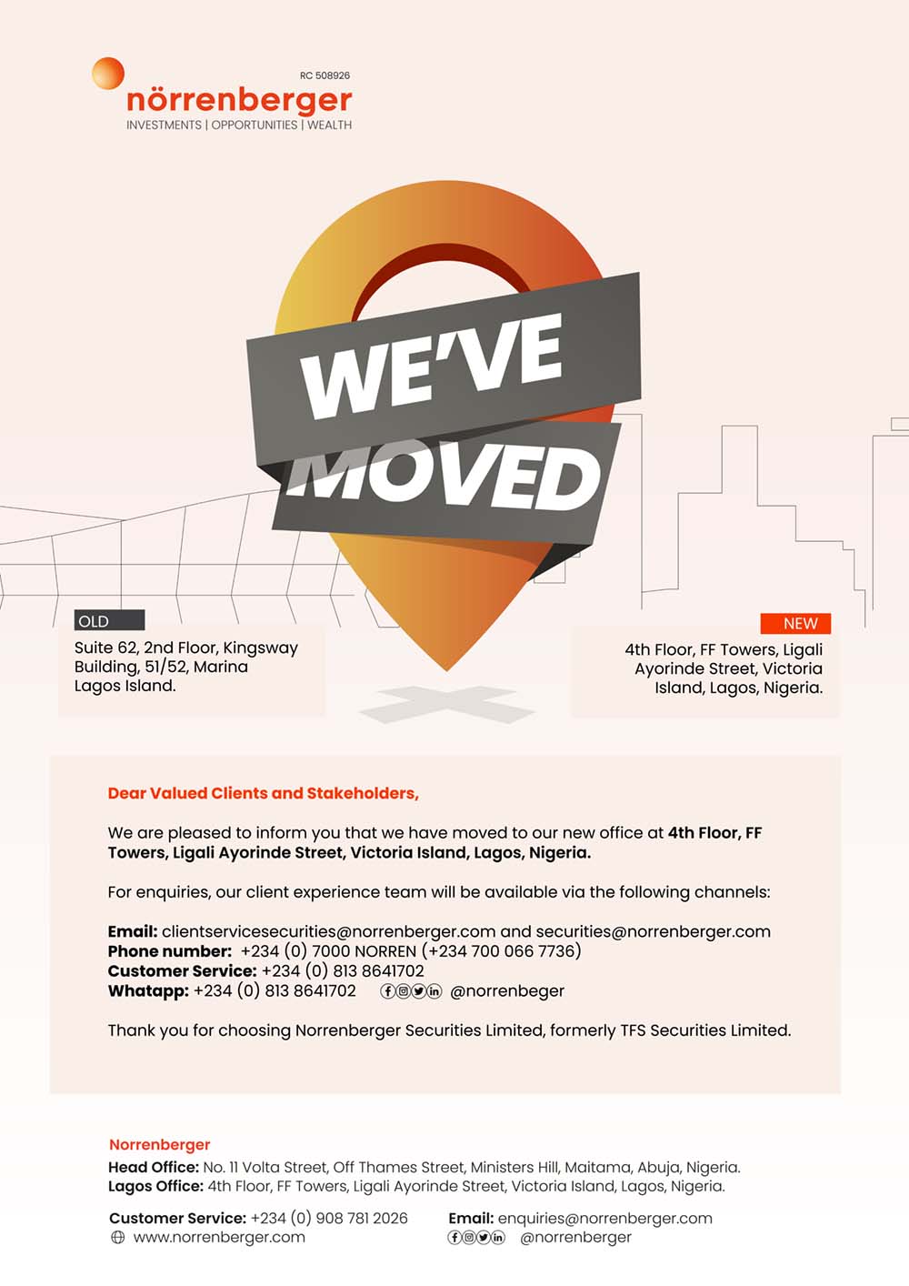 We’ve Moved