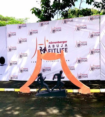 Announcement of cash price and unveiling of the Abuja life fitlife logo